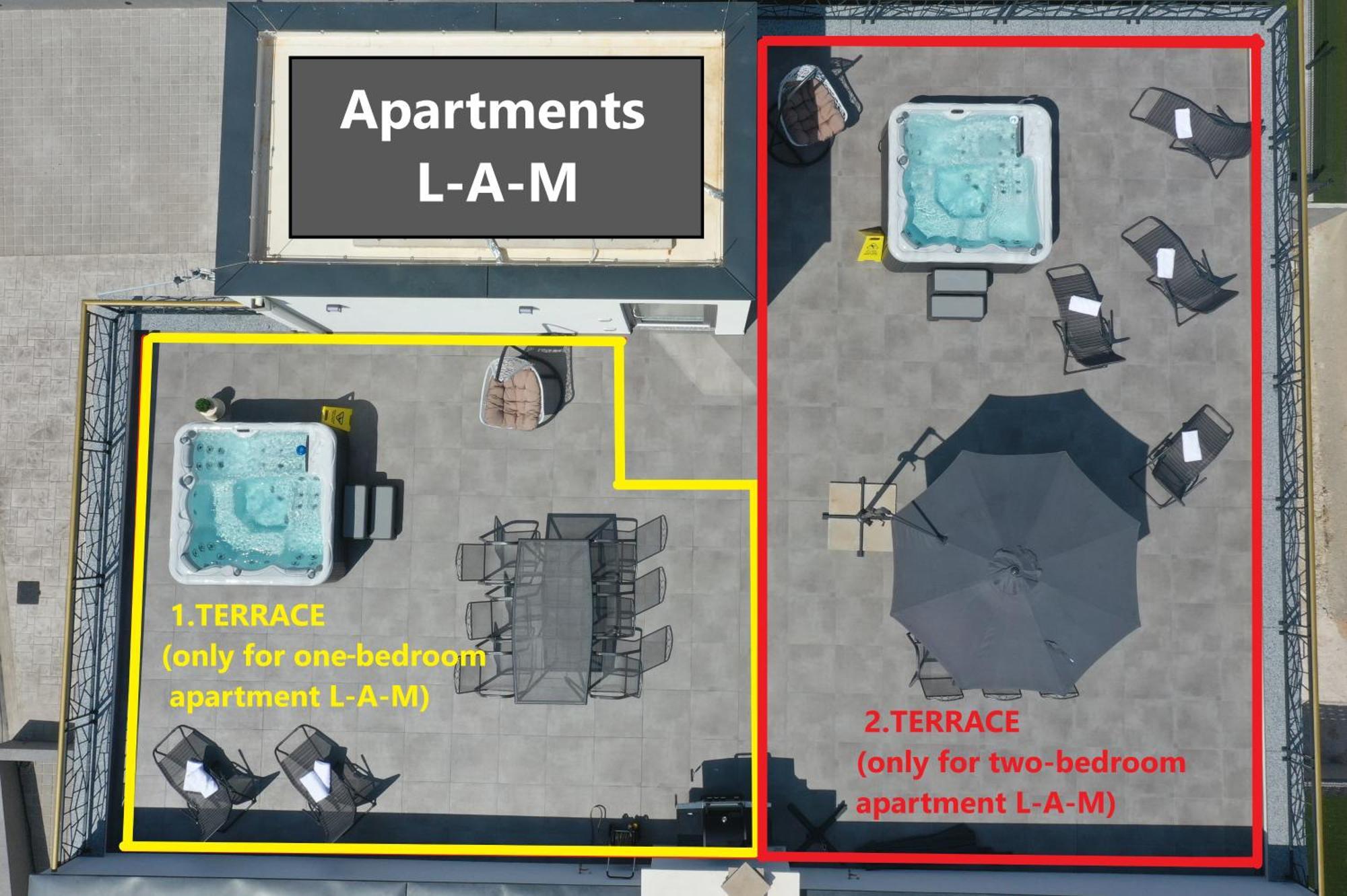 Apartments L-A-M Podstrana Exterior foto